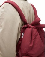Ona soft nylon multiwear crossbody bag in burgundy