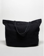 rivet tote bag in black