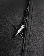 logo tote bag in black